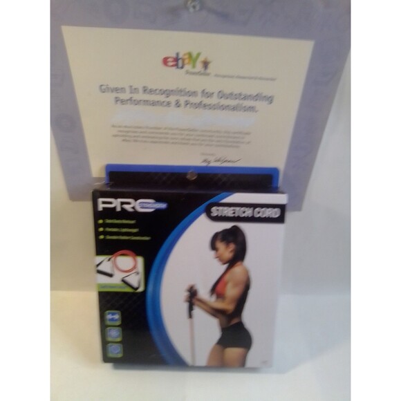 Pro Strength Stretch Cord Resistance Band Total Body Workout Durable TPE Handles - Picture 2 of 6